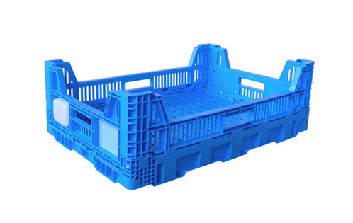 折疊凸四角6420塑料周轉筐